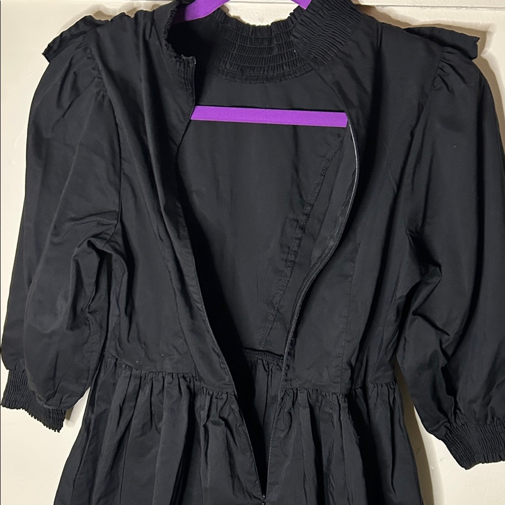 Black Ruffled Dress - Picture 9 of 9